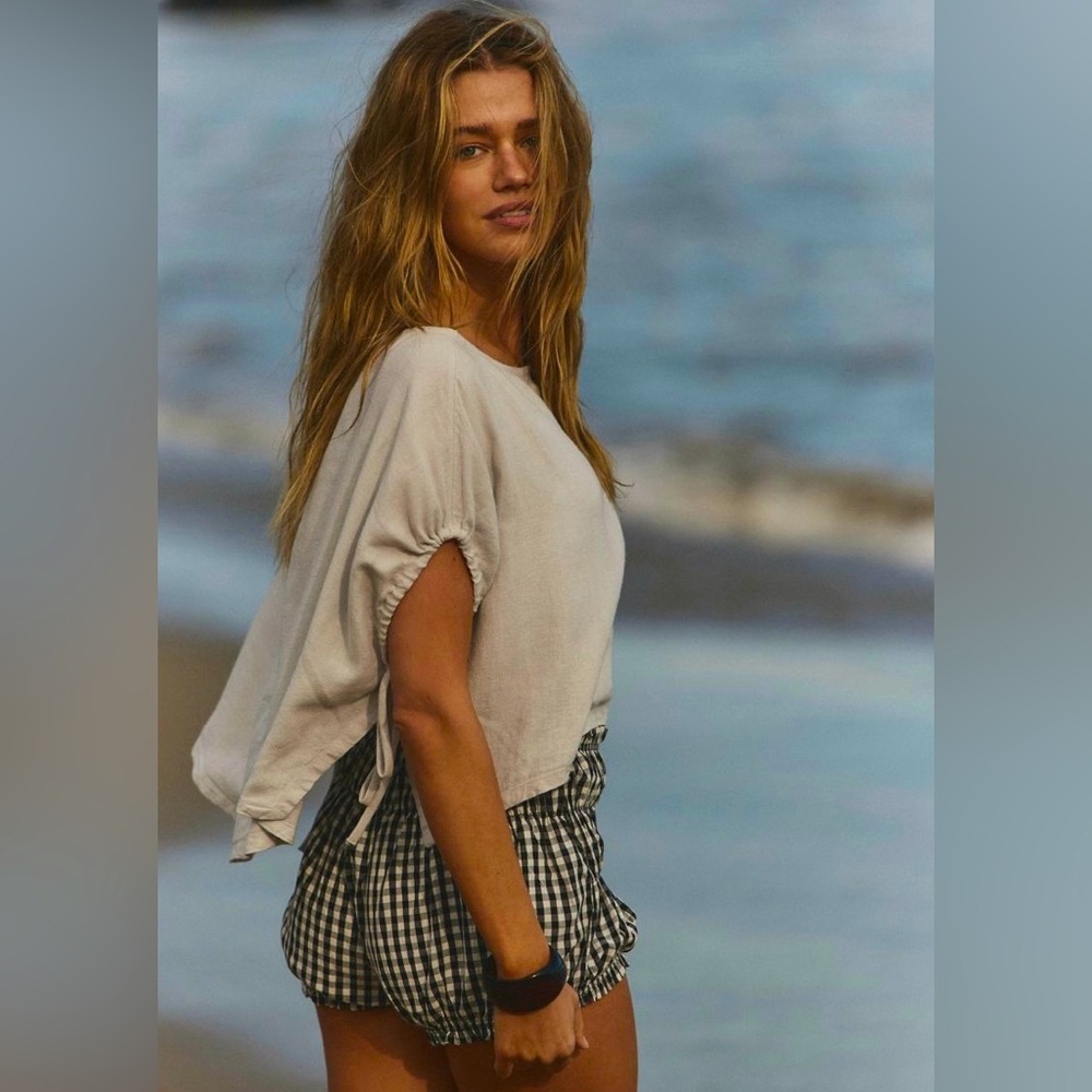 Free People ~ Free-est In-House Collection ~ Luna Linen Top ~ * NWT *
